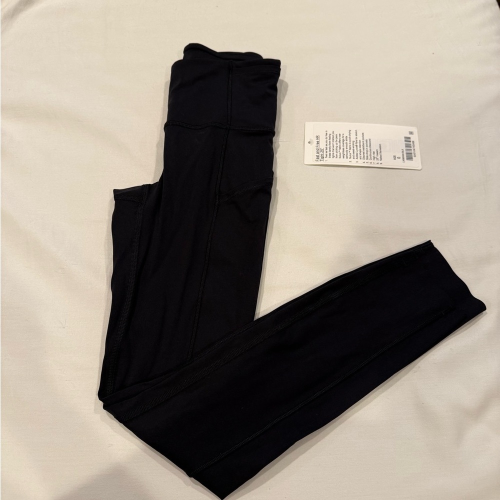NWT Lululemon Fast & Free HR Black Leggings